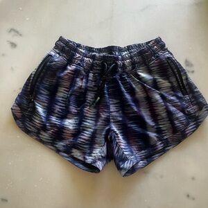 Athleta Girl purple and blue shorts
